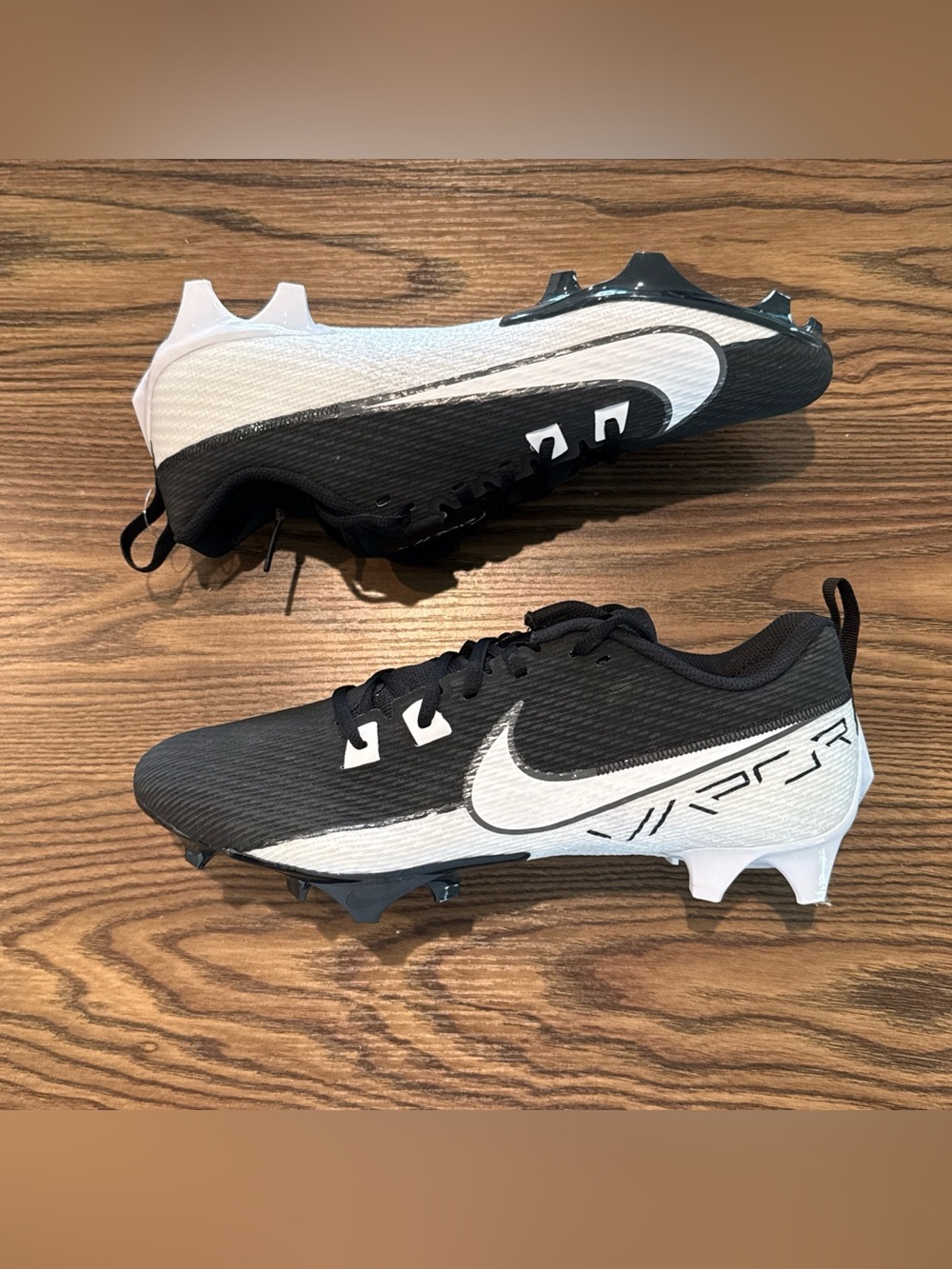 Size 11.5 Nike Vapor Edge Speed 360 2 Football Cleats Black White DA5455-001